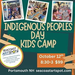Indigenous Peoples Day Camp $99 ages 6 & up