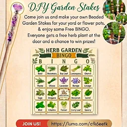 Plant Dabber Bingo and DIY Garden Stakes