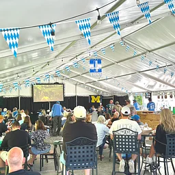 Pro Football in the Tent