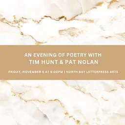 An Evening of Poetry : Tim Hunt in Conversation with Pat Nolan