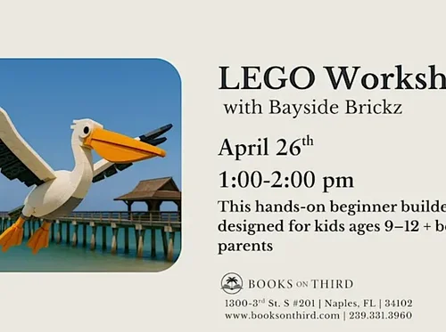 LEGO Workshop with Bayside Brickz (ages 9-12) + Book Talk for Parents | Books on Third