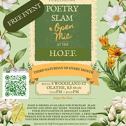 Slam Poetry - Open Mic Night - Hosted by Midnight Garden Publishing