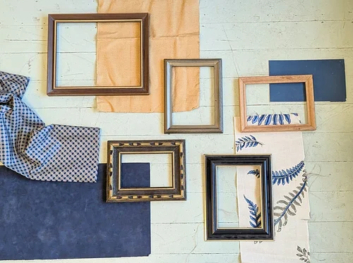 DIY Upcycled Picture Framing