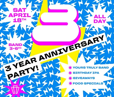 Three Year Anniversary Party
