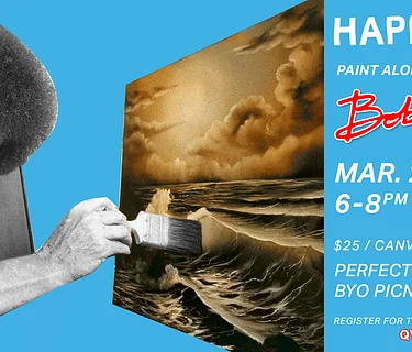 Bob Ross Paint Along – Quinlan Visual Arts Center