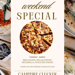 Weekly Pizza Special - Campfire Clucker