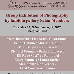 fotofoto gallery presents a GROUP EXHIBITION of PHOTOGRAPHY by fotofoto gallery Salon Members