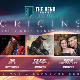 ORIGINS – A Fresh Singer-Songwriter Series – October 29 – Judson Brown (duo)