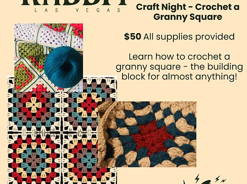 Electric Rabbit: Craft Night - Crochet a Granny Square