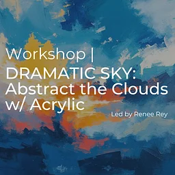 DRAMATIC SKY: Abstract the Clouds w/ Acrylic