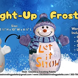 Ceramic Light Up Snowman Workshop* November 15th at 12pm