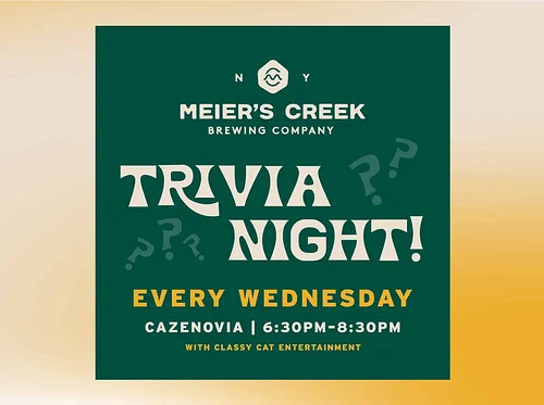 Trivia Night at Meier’s Creek Farm Brewery