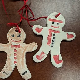 Gingerbread Man Christmas Ornament w/Anna Kim