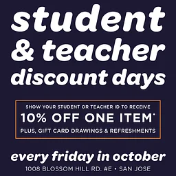 Student & Teacher Discount Days at Crossroads Blossom Hill