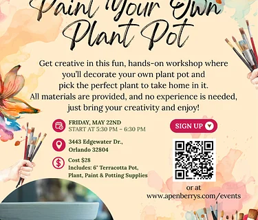 Paint Your Own Pot Workshop