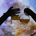 Spray Paint & Sip: Cosmic Impressions