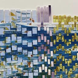 Paper Weaving with Watercolors