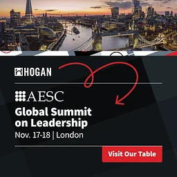 Hogan will take part in the AESC Global Summit on Leadership in London