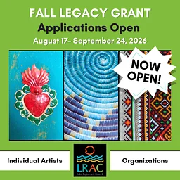 LRAC GRANT OPPORTUNITY: "Fall Legacy Grant" @ Lake Region Arts Council