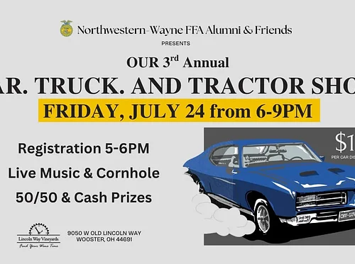 Northwestern FFA Alumni Car, Truck, and Tractor Show