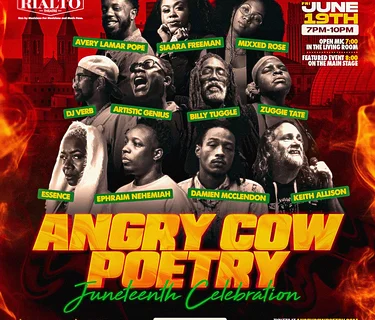 Angry Cow Poetry Juneteenth Celebration - 06/19/2026