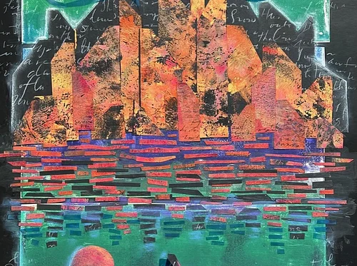 Mixed Media Collage Workshop with Carla Valentino