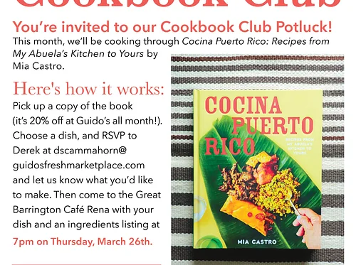 Cookbook Club Potluck: Cocina Puerto Rico by Mia Castro