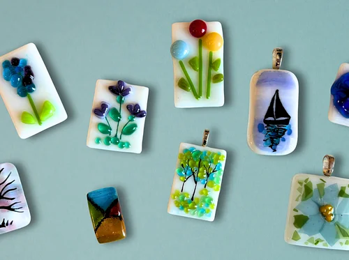 Fused Glass Pendants with Jane McCaulley