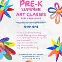 Pre-K Summer Art Classes