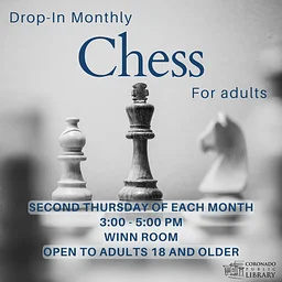 Drop-In Monthly Chess Club for Adults