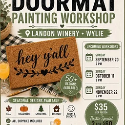 Doormat Painting Workshop Wylie
