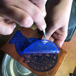 Copper Etching and Champlevé w/ Visiting Artist Zan Rubio