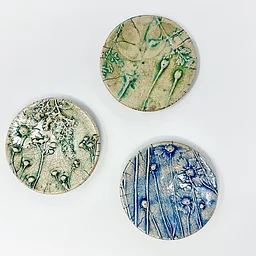 Art For Two: Clay Dishes with Autumn Impressions