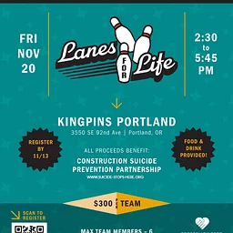 2nd Annual: Lanes For Life