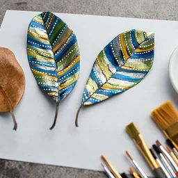 Fall into Art: Make a Painted Leaf Mobile Workshop