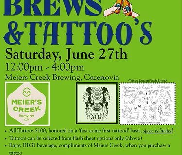 Butterflies, Brews, & Tattoos