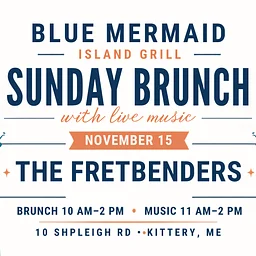 🎶 Blue Mermaid Brunch Featuring The Fretbenders