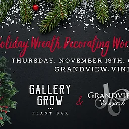 Holiday Wreath Decorating Workshop at grandview