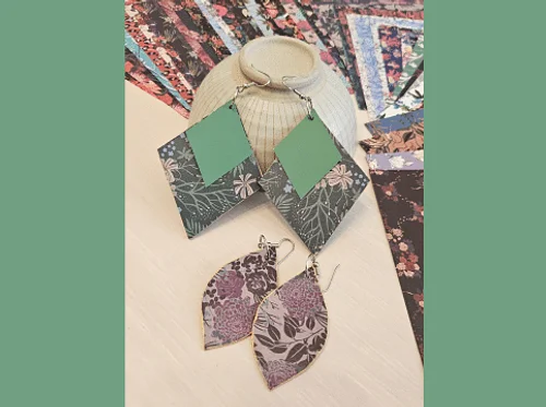 Workshop: Decoupage Painted Earrings