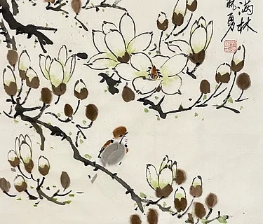 Chinese Brush Painting for Adults: Wildflowers (at capacity)