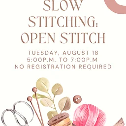 Slow Stitching: Open Stitch