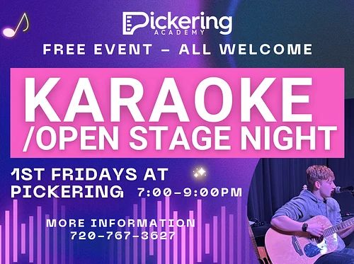 1st Friday Open Mic / Karaoke Night May 1