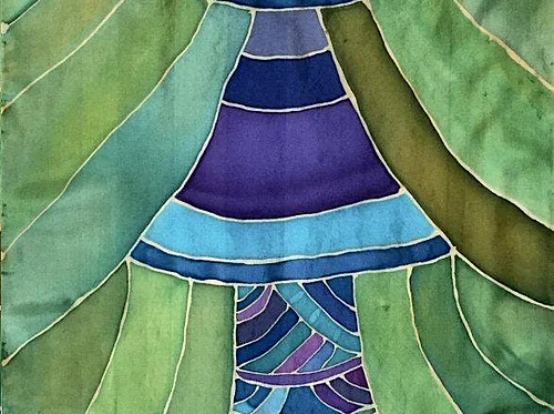 SILK PAINTING WORKSHOP – Sunday, August 16th ; – 10:30 – 3:30 pm