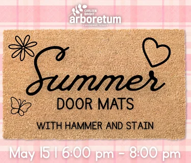 Summer Doormats with Hammer and Stain
