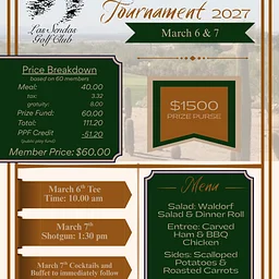 Men’s / Ladies Member-Member Tournament