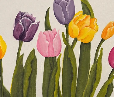 Acrylic Painting with Pat Smelkoff: Tulips