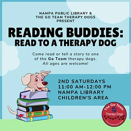 Reading Buddies: Read to a Therapy Dog