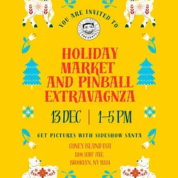 Holiday Market and Pinball Extravaganza