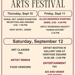 ART FESTIVAL: "Wahpeton Fine Arts Festival" @ Red Door Gallery, Wahpeton