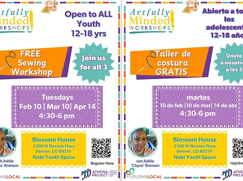 Artfully Minded Workshop – Free Sewing Series at Blossom House!